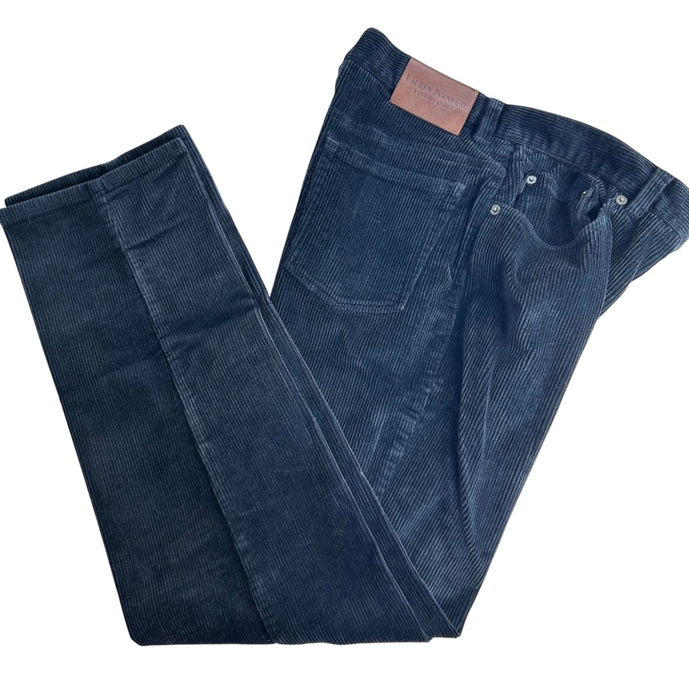 Ralph Lauren Navy Straight Leg Pants